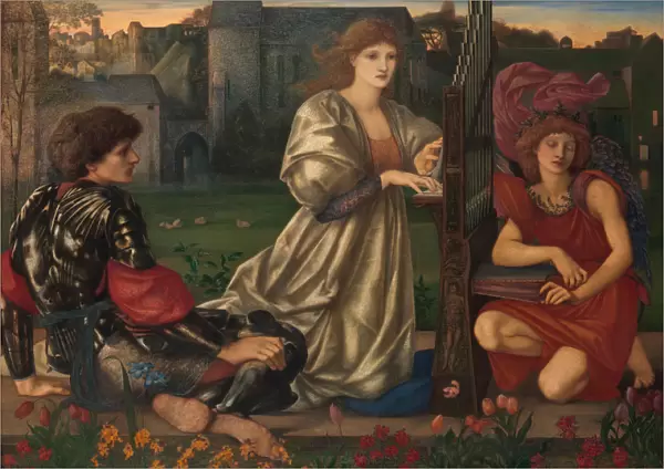 The Love Song, 1868-77. Creator: Sir Edward Coley Burne-Jones
