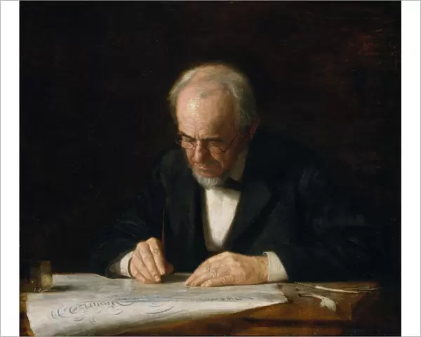 The Writing Master, 1882. Creator: Thomas Eakins