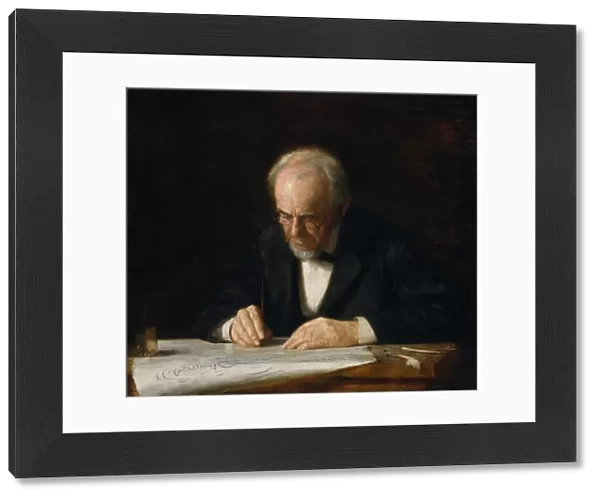 The Writing Master, 1882. Creator: Thomas Eakins