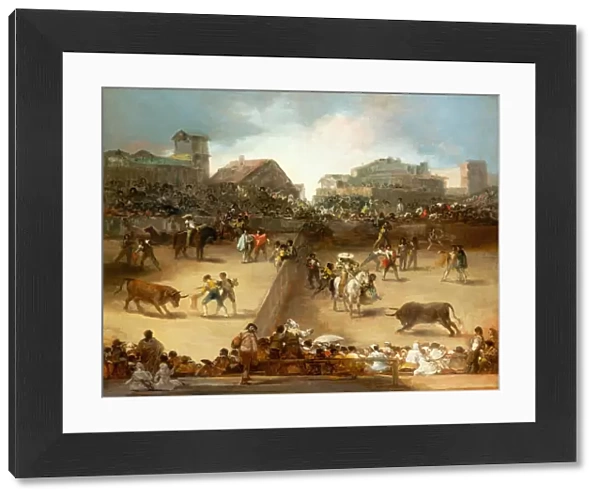 Bullfight in a Divided Ring. Creator: Francisco Goya