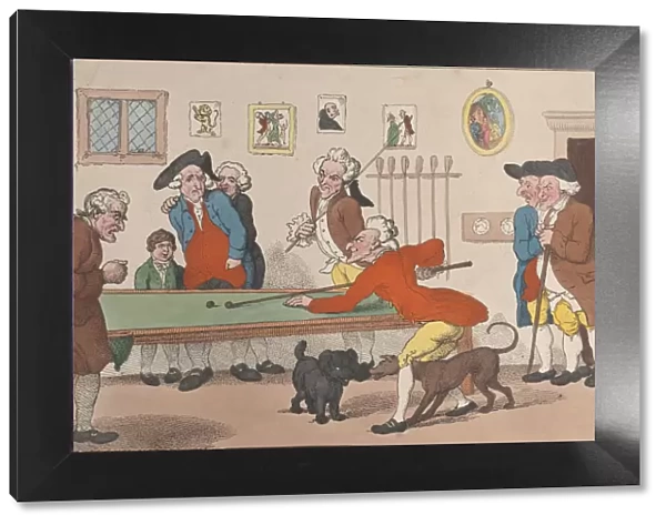 Billiards, March 1, 1803. March 1, 1803. Creator: Thomas Rowlandson