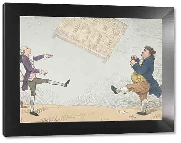 Billy Lackbeard and Charley Blackbeard playing at Football, February 7, 1784
