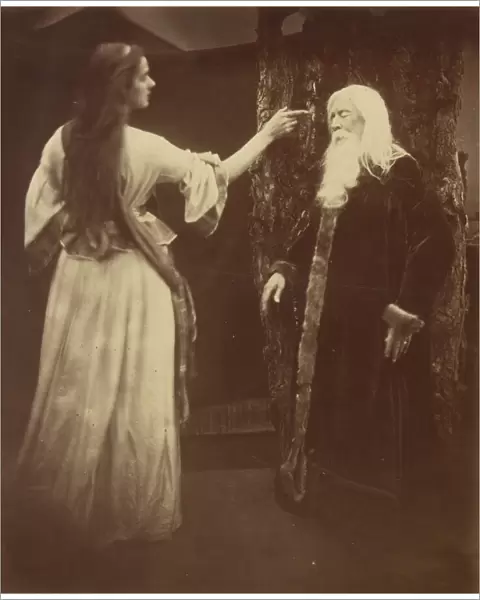 Vivien and Merlin, 1874. Creator: Julia Margaret Cameron