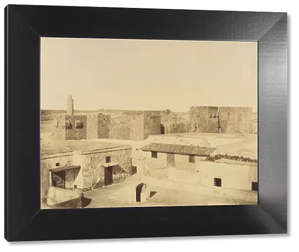 Jerusalem. Vue des Remparts. 1860 or later. Creator: Louis de Clercq