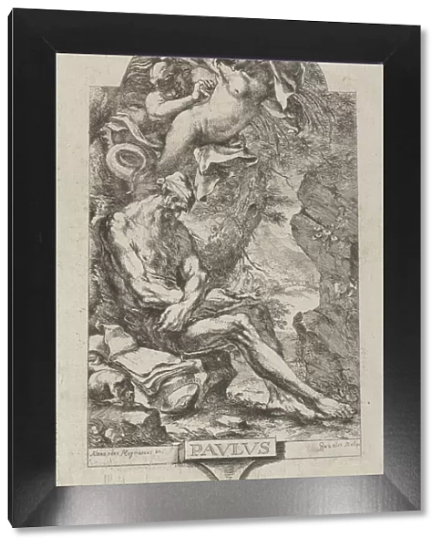 Saint Paul of Thebes tempted by a demon, after Magnasco, ca. 1720-30