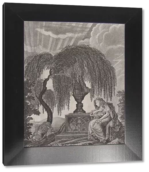 The Mysterious Urn, with the hidden silhouettes of the French royal family, 1793-1800