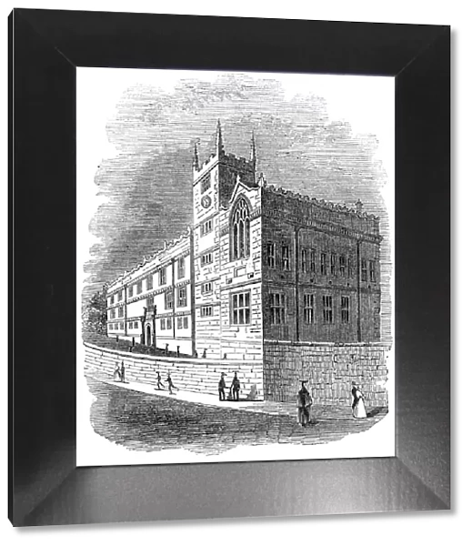Grammar school, Shrewsbury, 1845. Creator: Unknown