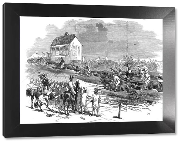 Newmarket Races - the Cambridgeshire Stakes, 1845. Creator: Unknown