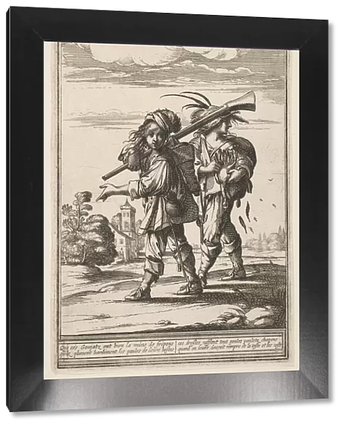 Two Marauders, mid to late 17th century. Creator: Abraham Bosse