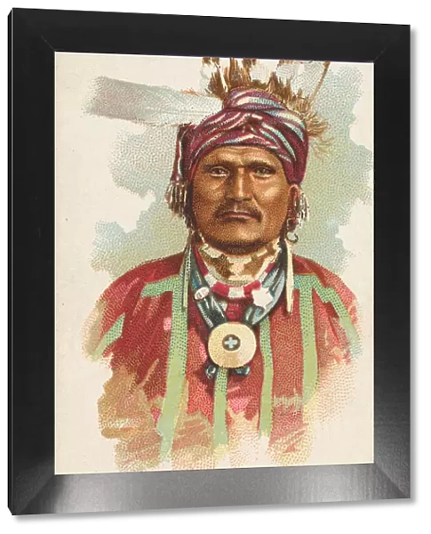 Deer Ham, Ioway, from the American Indian Chiefs series (N2) for Allen &