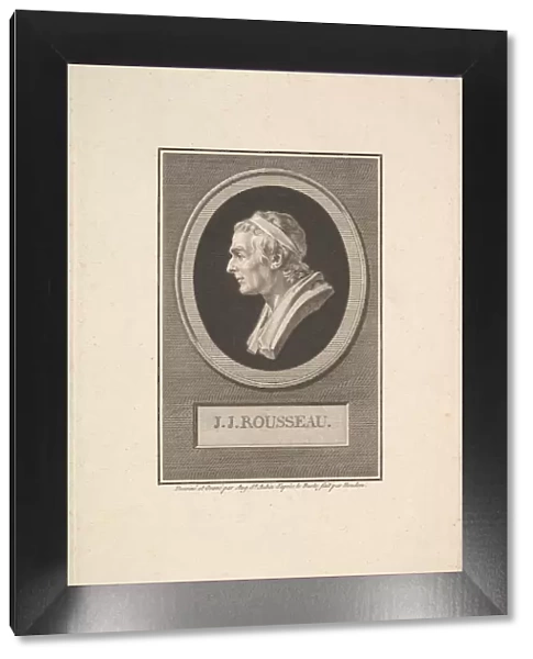 Portrait of J. J. Rousseau, 1801. Creator: Augustin de Saint-Aubin