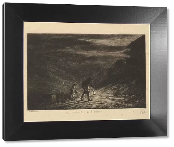 The Search for an Inn, 1861. Creator: Charles Francois Daubigny