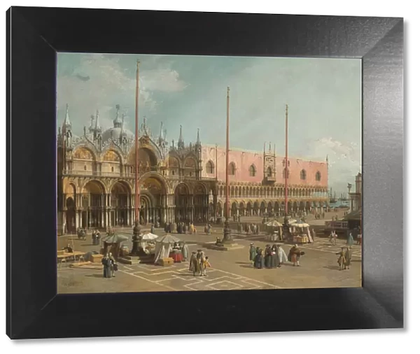 The Square of Saint Mark s, Venice, 1742  /  1744. Creator: Canaletto