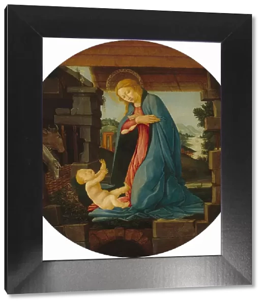 The Virgin Adoring the Child, 1480  /  1490. Creator: Sandro Botticelli