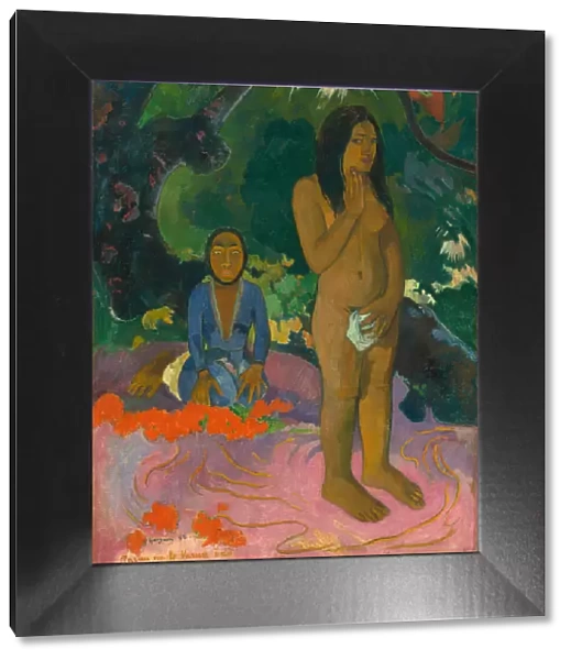 Parau na te Varua ino (Words of the Devil), 1892. Creator: Paul Gauguin