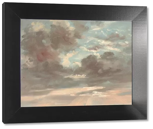 Cloud Study: Stormy Sunset, 1821-1822. Creator: John Constable