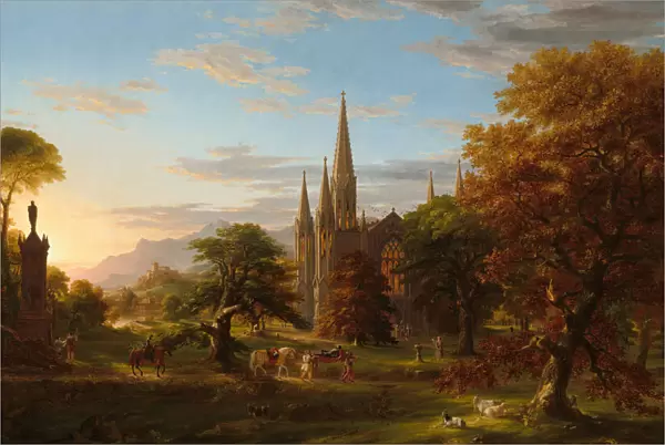 The Return, 1837. Creator: Thomas Cole