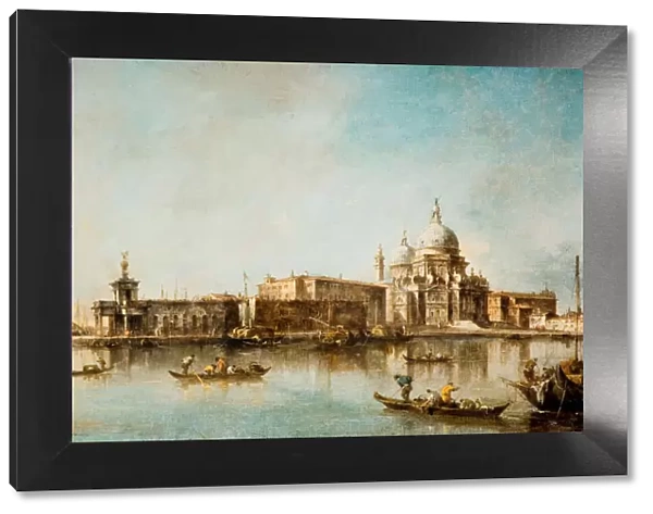 Santa Maria della Salute and the Dogana, Venice, 1760-1790. Creator: Francesco Guardi