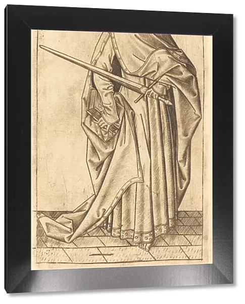Saint Paul (?) or Saint Matthew (?), c. 1470  /  1480. Creator: Israhel van Meckenem
