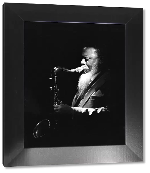 Pharoah Sanders, Ronnie Scotts Jazz Club, London, 3  /  88. Creator: Brian O Connor