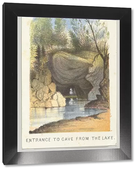 Entrance to Cave from the Lake, from the series, Views in Central Park, New York, Part 2