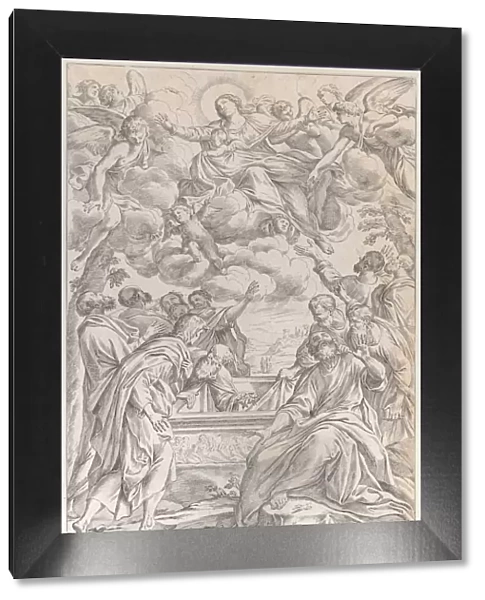 Plate 3: the Assumption of the Virgin, 1678. Creator: Giuseppe Maria Mitelli