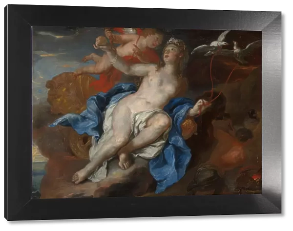 Venus and Cupid at the Forge of Vulcan, 1690  /  95. Creator: Johann Michael Rottmayr