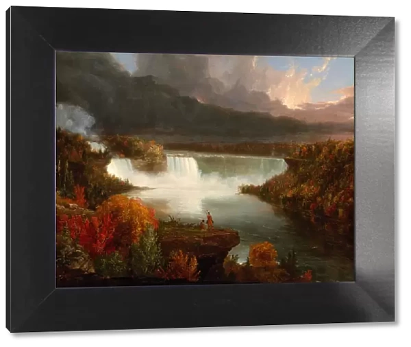 Distant View of Niagara Falls, 1830. Creator: Thomas Cole