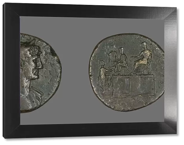 Coin Portraying Emperor Hadrian, 118. Creator: Unknown