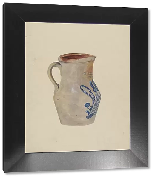 Water Pitcher, c. 1940. Creator: Jessie M Youngs
