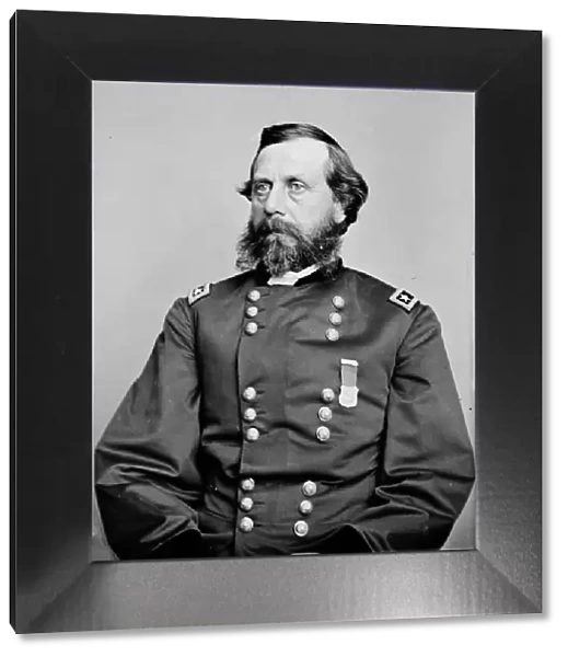 General Orlando Bolivar Willcox, US Army, between 1855 and 1865. Creator: Unknown