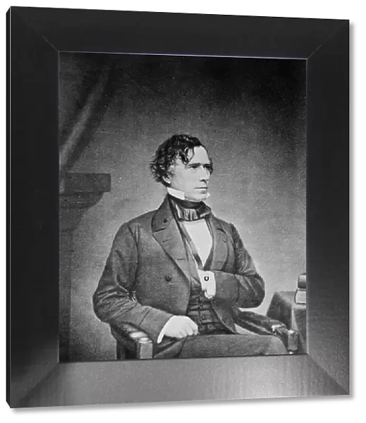 President Franklin Pierce, between 1855 and 1865. Creator: Unknown