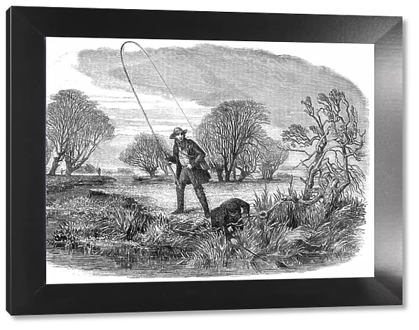 Trolling for Jack - drawn by Duncan, 1850. Creator: Unknown