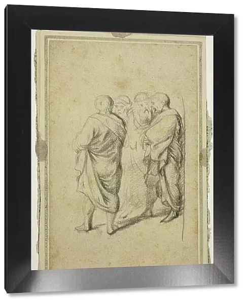 Group of Four Men in Togas, n.d. Creator: Gerard Terborch II
