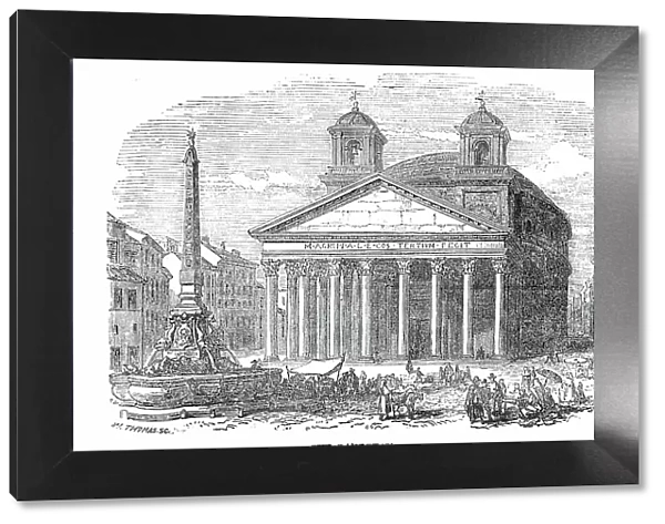 The Pantheon - Rome, 1850. Creator: Unknown