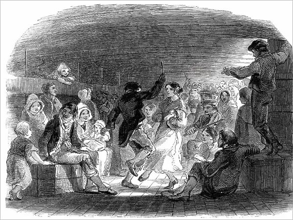 Dancing between Decks, 1850. Creator: Unknown