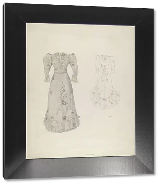 Dress, c. 1937. Creator: Arelia Arbo