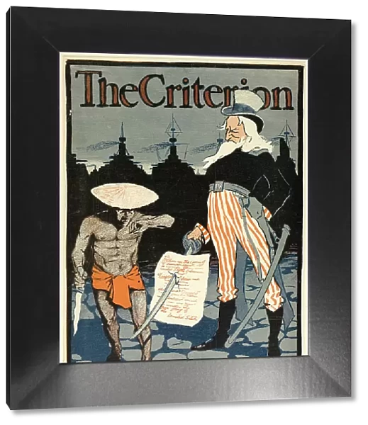 Our Gift of Freedom, from The Criterion, 1899. Creator: Roc Wagner