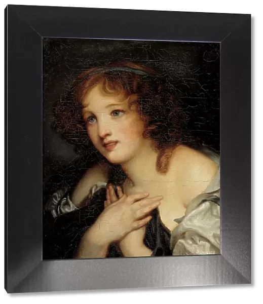 Portrait of a young girl. Creator: Ecole Francaise