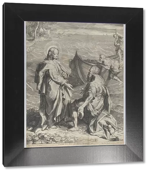 Christ and Saint Peter, 1743-63. Creator: Anon