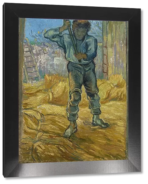 The Thresher (after Millet), 1889. Creator: Gogh, Vincent, van (1853-1890)