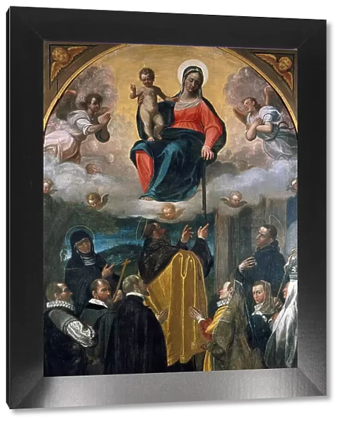 Madonna of the Holy Belt (Madonna della cintura), c.1600-1605. Creator: Cavagna, Giovan Paolo (1550-1627)