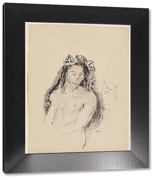 The Queen of Sheba (La Reine de Saba), 1896-1900. Creator: Odilon Redon