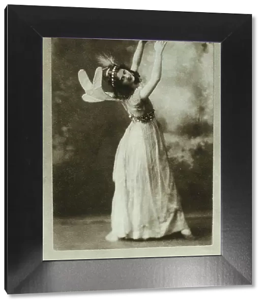 Isadora Duncan as the first fairy in A Midsummer night's Dream, 1896. Creator: Anonymous