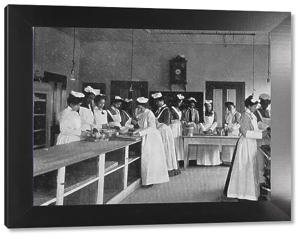 Class in cooking, 1904. Creator: Frances Benjamin Johnston