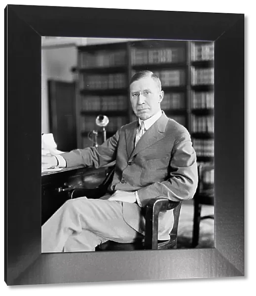 Adolph C. Miller, 1914. Creator: Harris & Ewing. Adolph C. Miller, 1914. Creator: Harris & Ewing