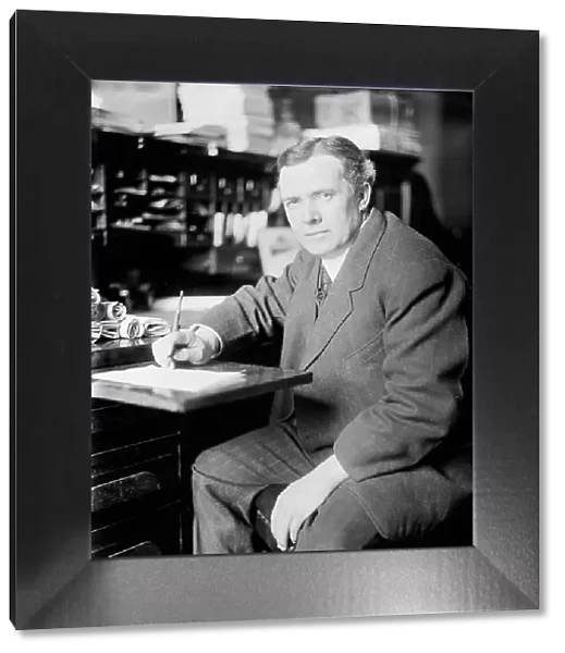 David John Lewis, Rep. from Maryland, U.S. Tariff Commn, at Desk, 1913. Creator: Harris & Ewing. David John Lewis, Rep. from Maryland, U.S. Tariff Commn, at Desk, 1913. Creator: Harris & Ewing