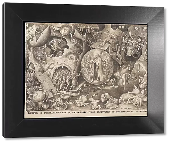 Descent of Christ into Limbo, ca 1561. Creator: Heyden, Pieter, van der (1538-1572)