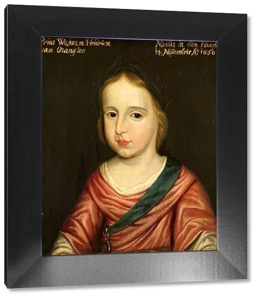 Portrait of Willem III (1650-1702), Prince of Orange, c.1653. Creator: Workshop of Gerard van Honthorst