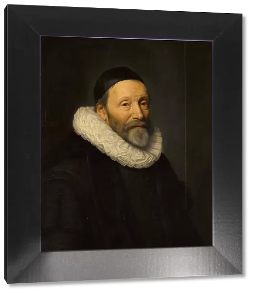 Portrait of Johannes Wtenbogaert (1557-1644), 1632. Creator: Workshop of Michiel Jansz van Mierevelt